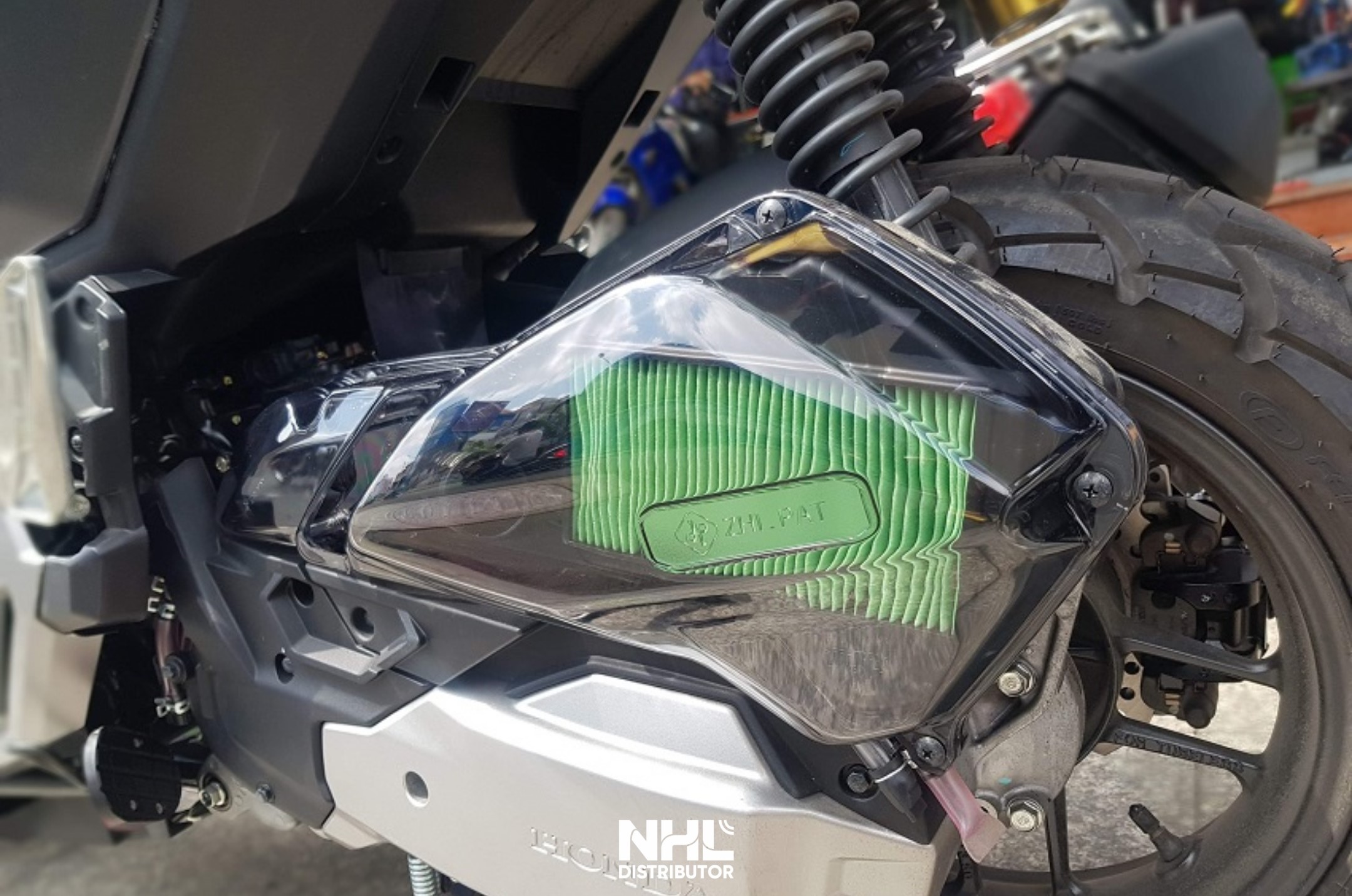 Ốp Lọc Gió Trong Suốt Zhi.Pat dành cho Honda ADV, PCX mới Chính Hãng - Ảnh 2