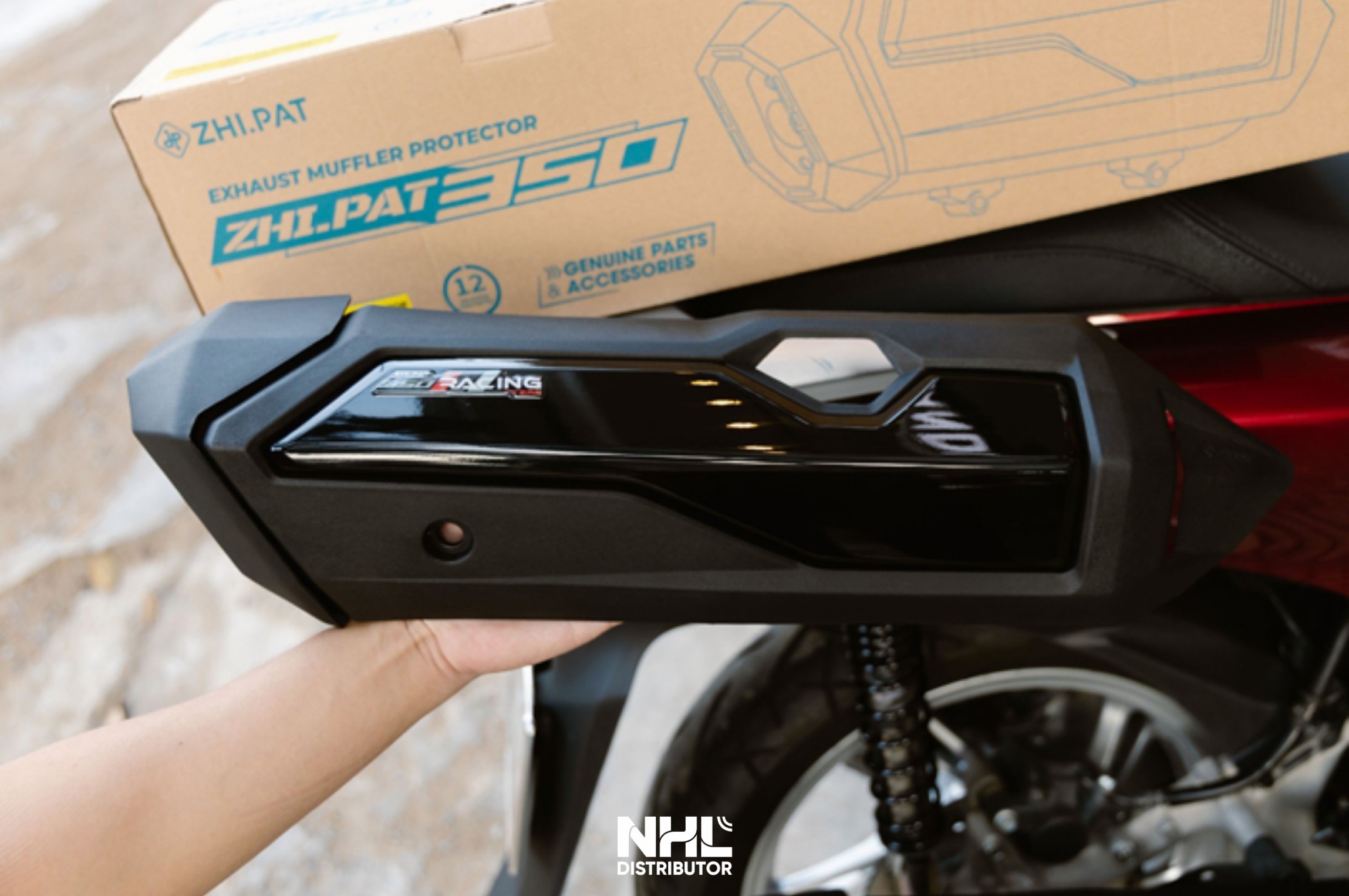 Ốp pô ZHI.PAT cho Honda SHVN 125i/150i/160i 2020-2024 - Phiên bản Thể Thao - Ảnh 4
