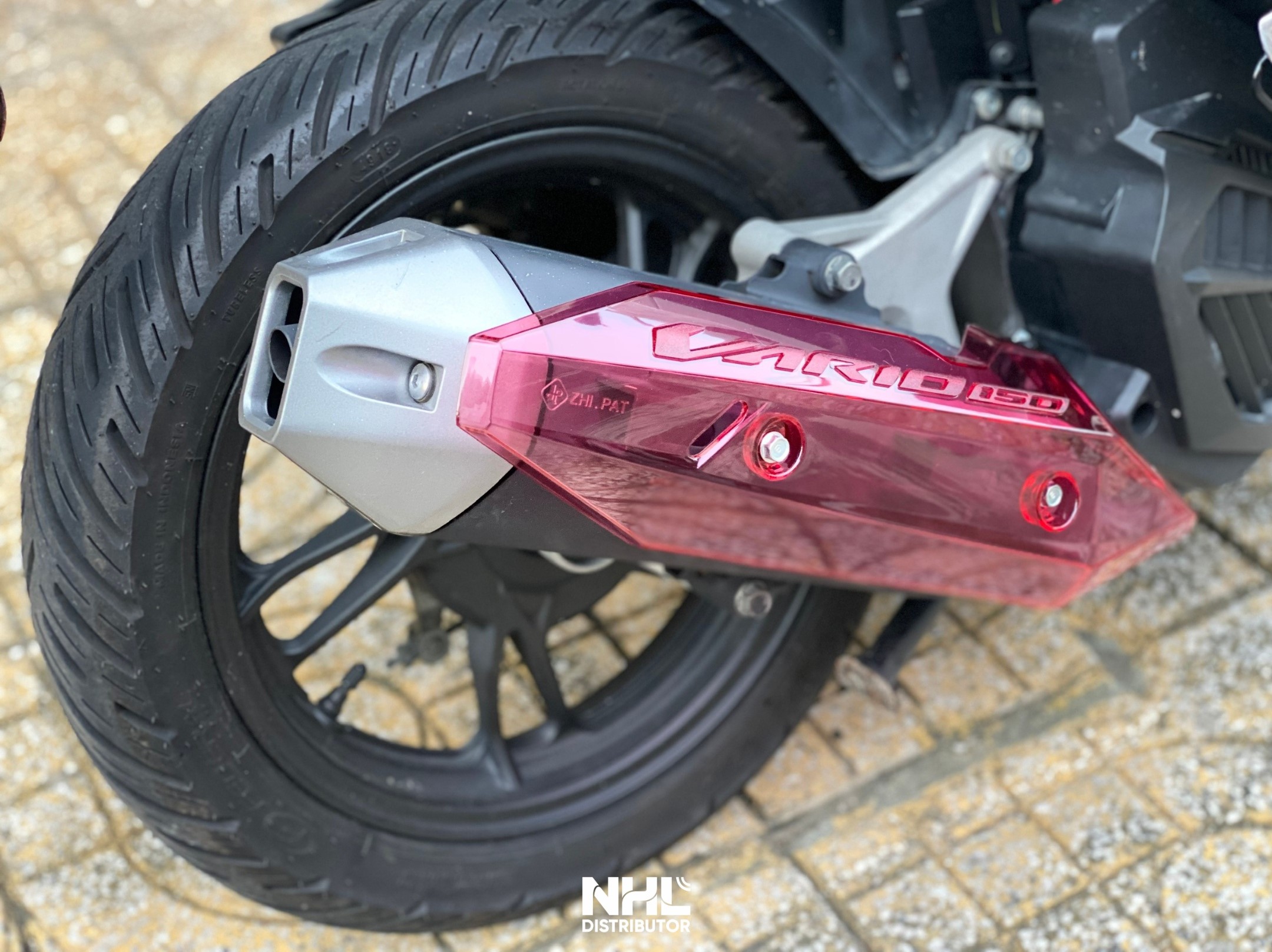 Ốp pô trong suốt ZHI.PAT cho Vario, Click 2018 - 2020 - Ảnh 6